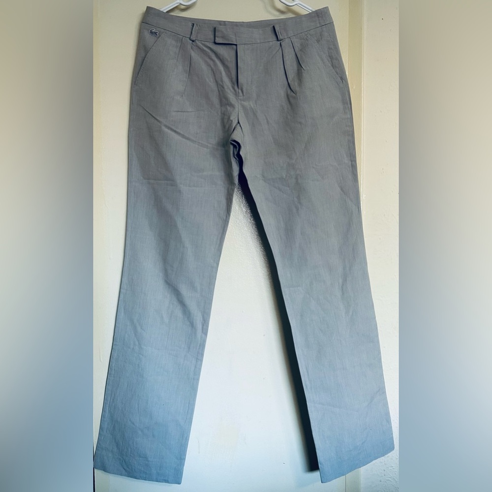 Ladies Lacoste Light Gray Trousers